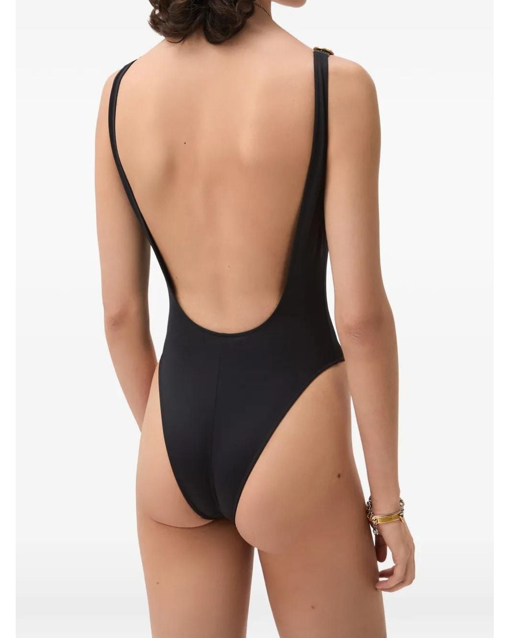 Versace Black One-Piece Swimsuit