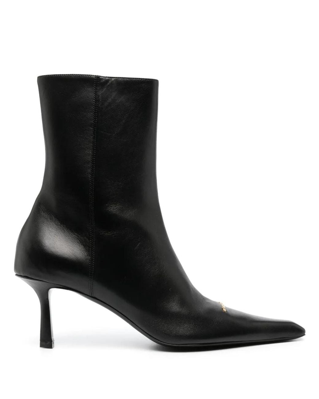 Alexander Wang Black Viola 65 Zip Bootie Shoes