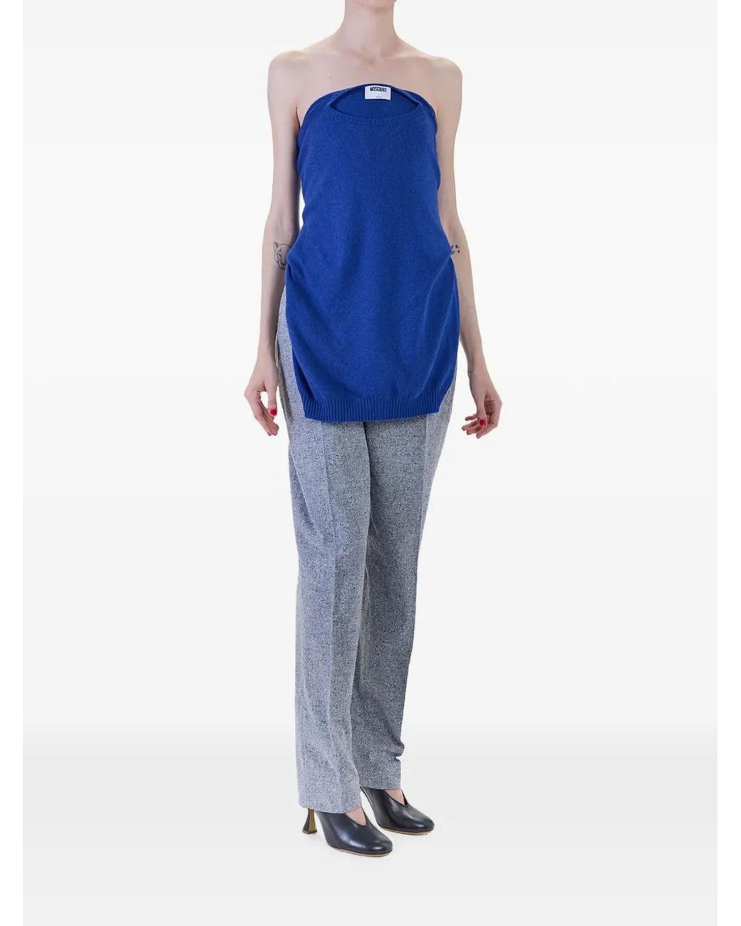 Moschino Blue Top Pullover