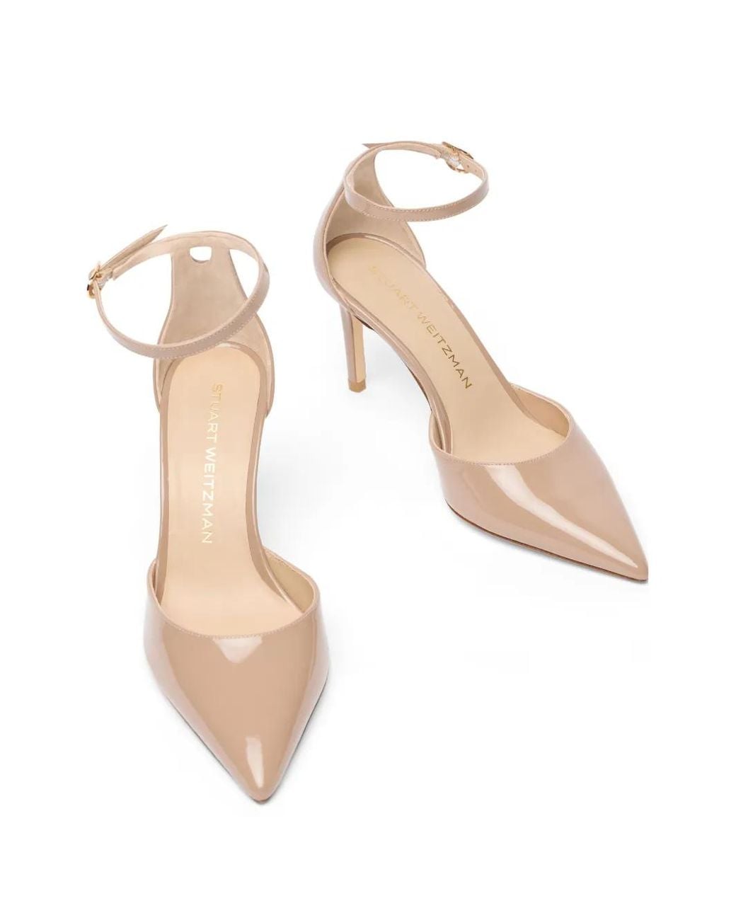 Stuart Weitzman Natural 85Mm Stuart Power Pumps