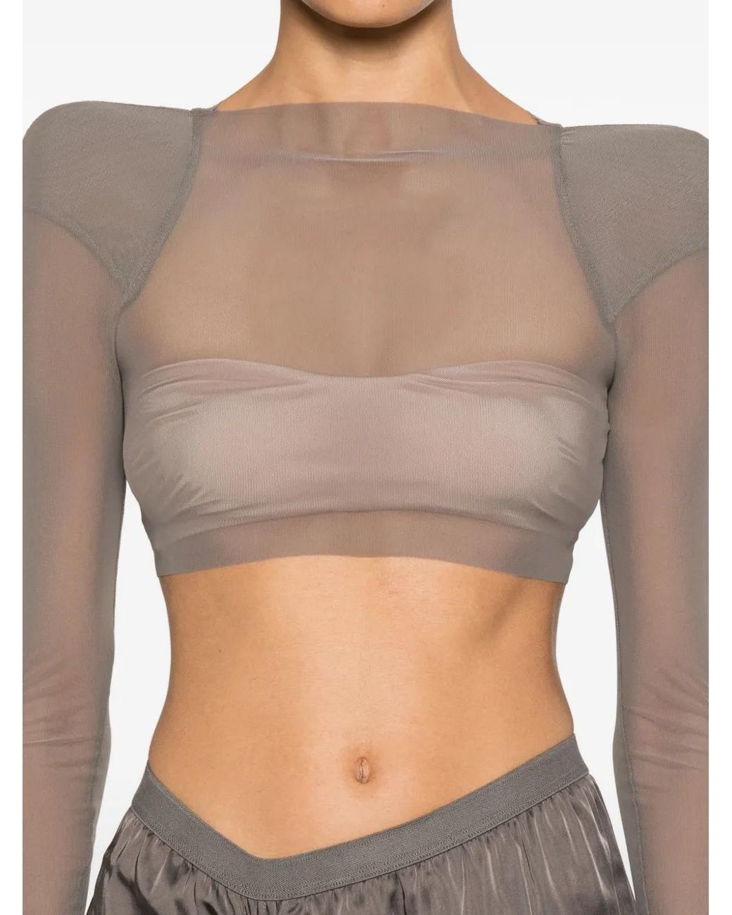 Rick Owens White Helm Mini Top