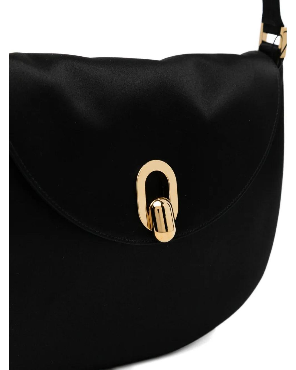 SAVETTE Black Kleine Tonbo Schultertasche