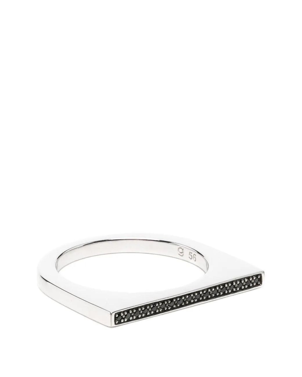 Tom Wood White Sleek Spinel Ring