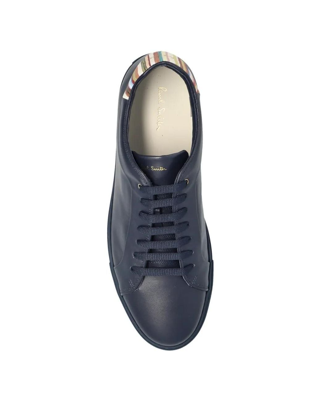 Paul Smith Blue Basso Sneakers With Stripe Trim for men