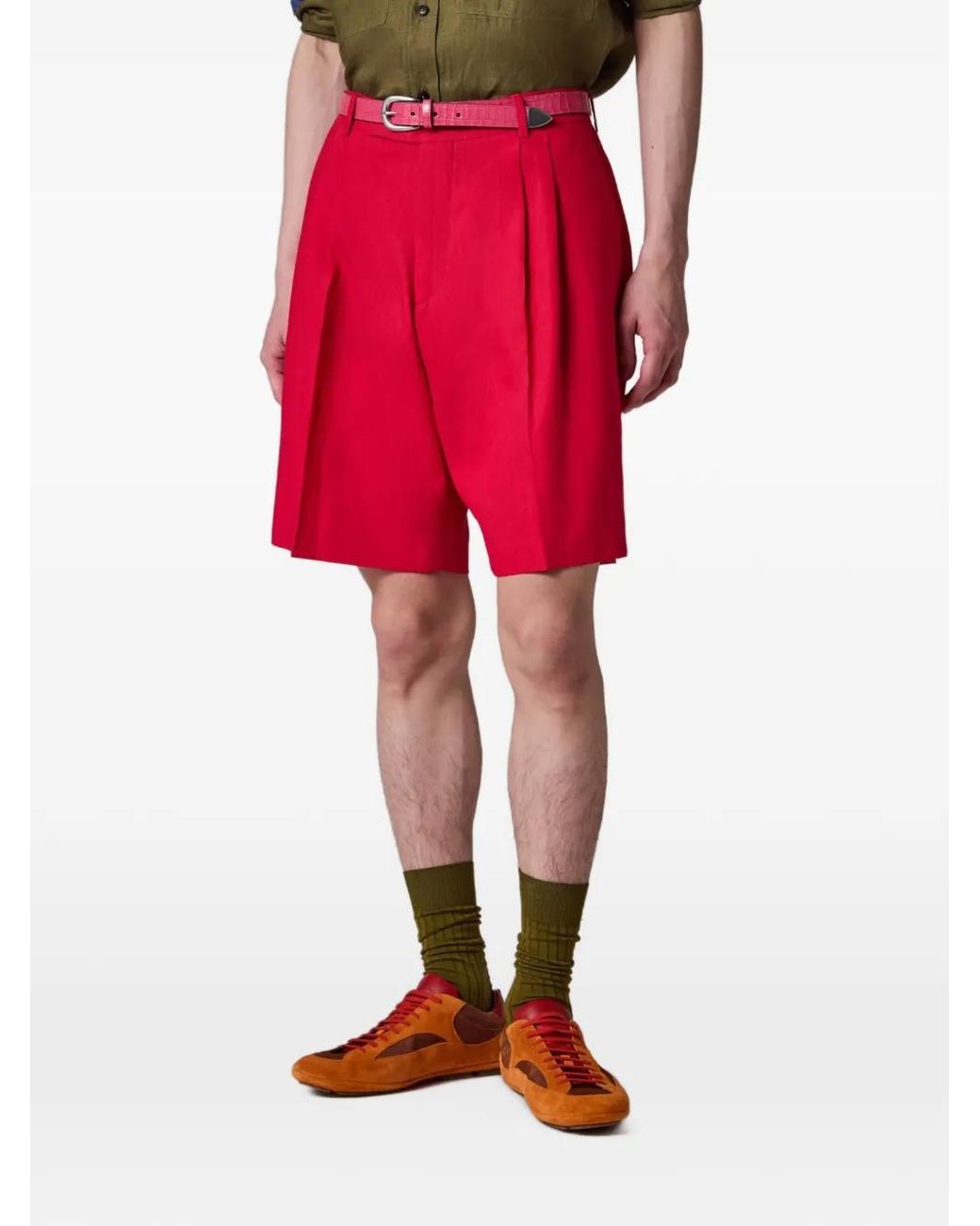Paul Smith Linen Tailored Shorts for men