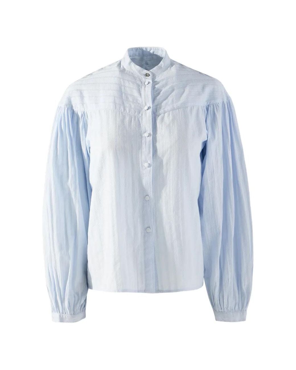 Boss Blue Blouse C_Bilmant Boutonnée