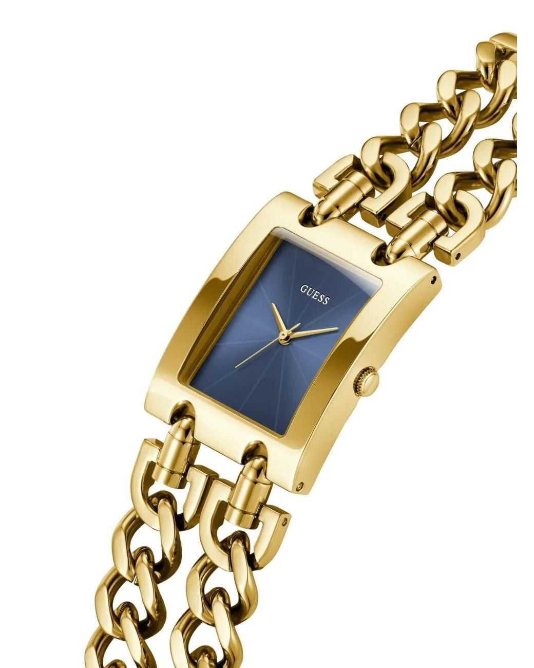 Guess Metallic Mod Heavy Metal Tone Analog Watch