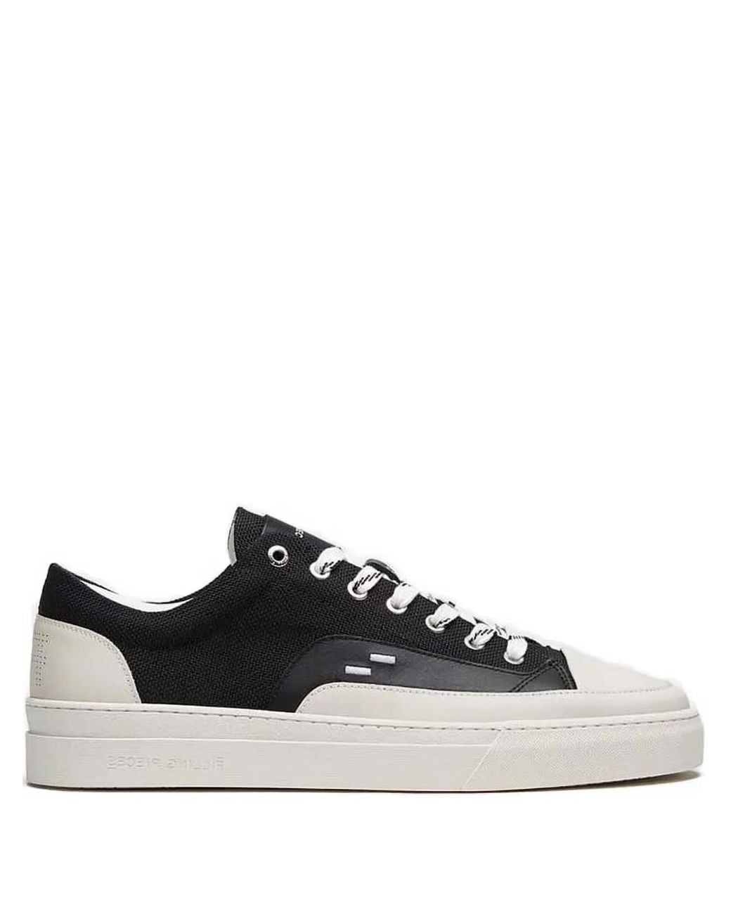 Filling Pieces Black Low-Top Sneakers for men