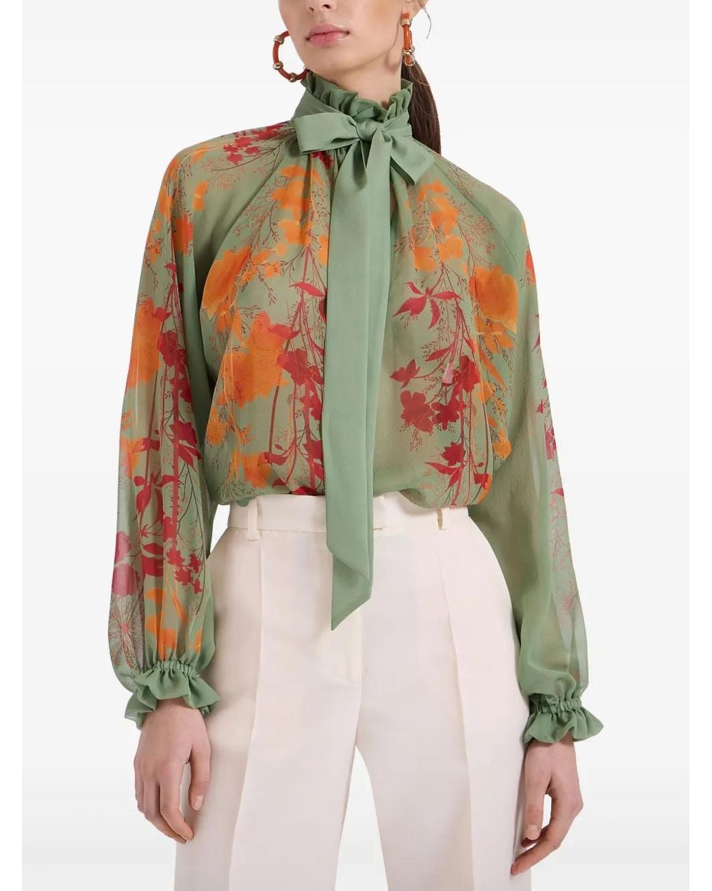 LaDoubleJ Green Cerere Blouse