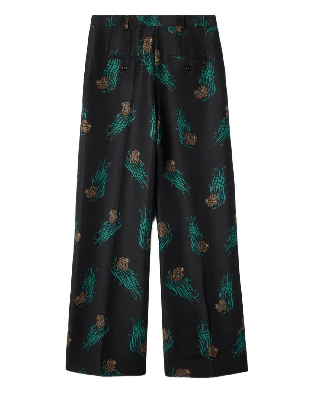 LaDoubleJ Green Loose Pant Trousers