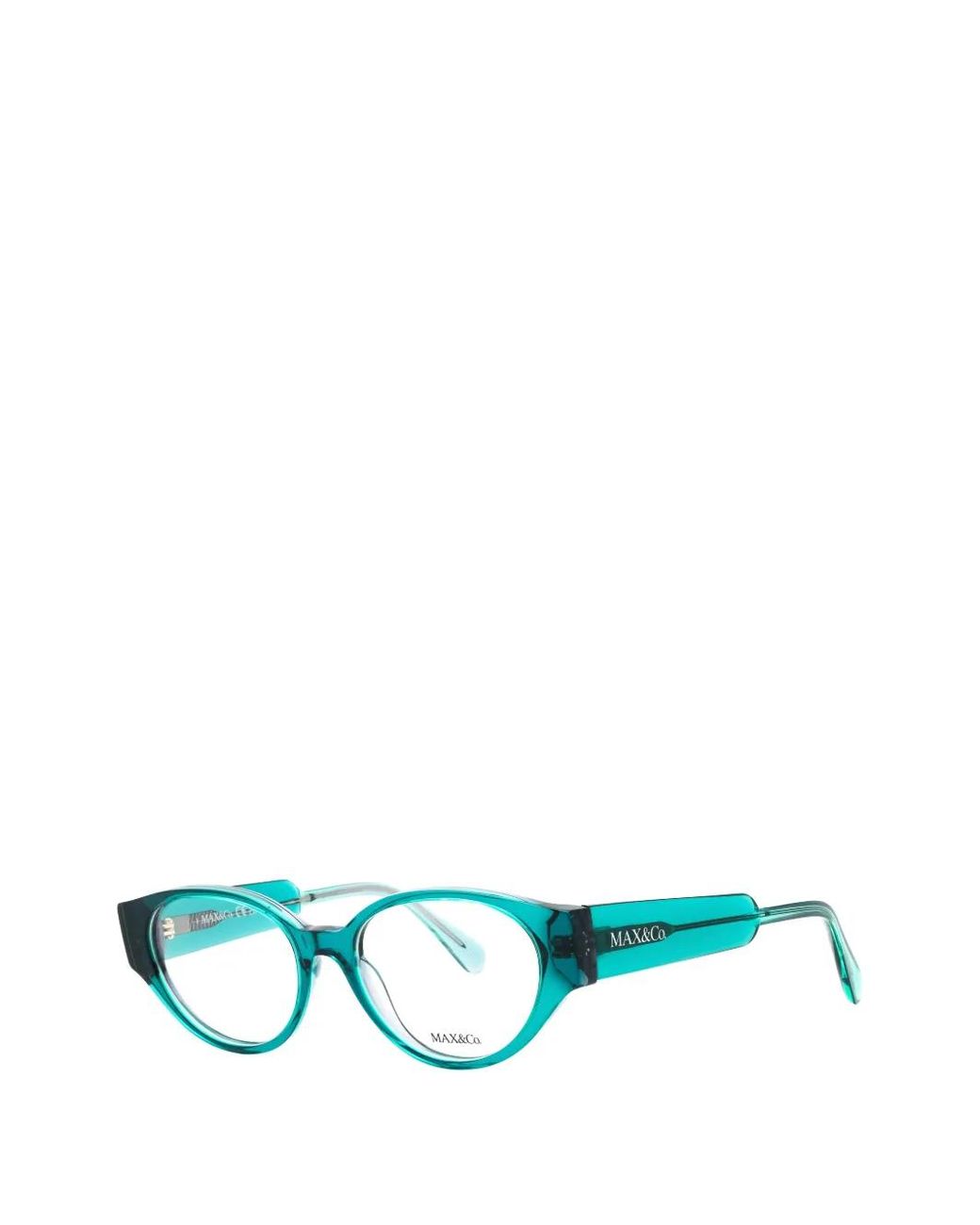 MAX&Co. Blue Oval-Frame Glasses