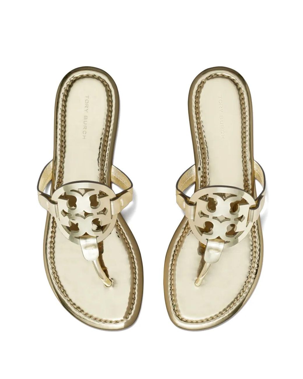 Tory Burch White Miller Sandals