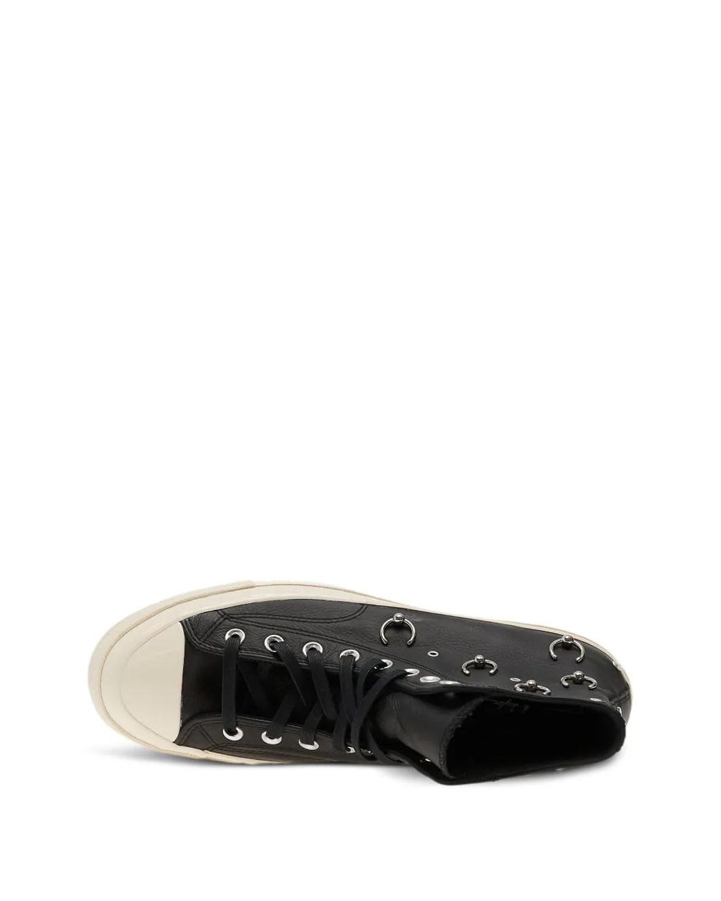 Converse Black Chuck 70 Hi Eyelet-Detail Sneakers