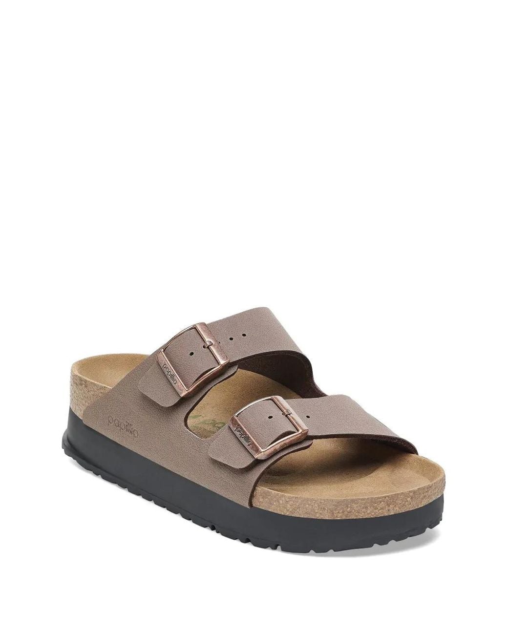 Birkenstock Brown Sandales Arizona À Plateforme