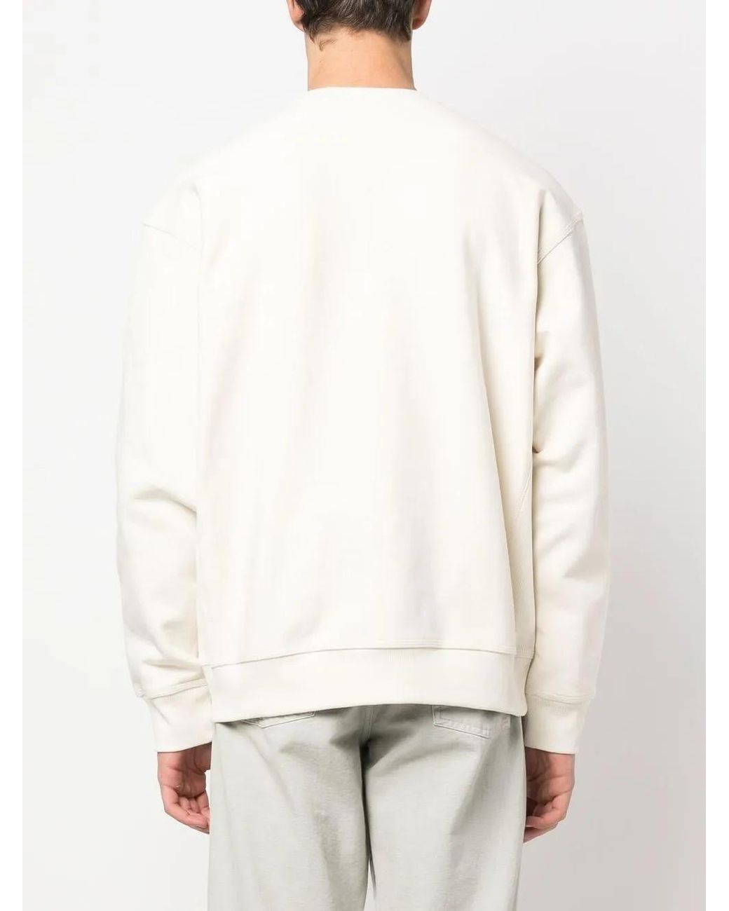 Carhartt White American Script Sweatshirt for men