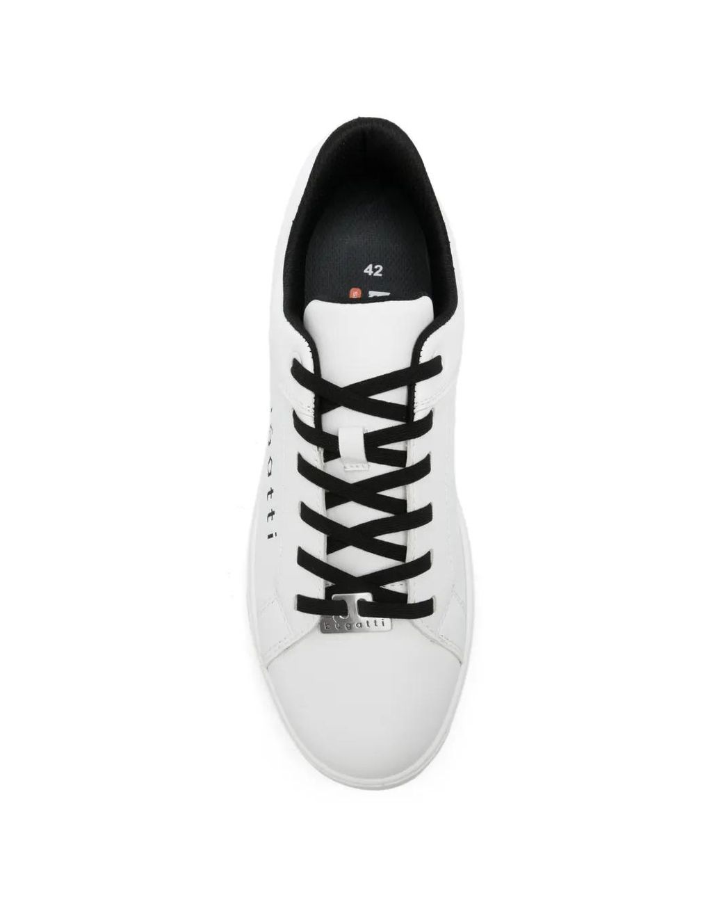 Bugatti White Logo-Detail Lace-Up Sneakers for men