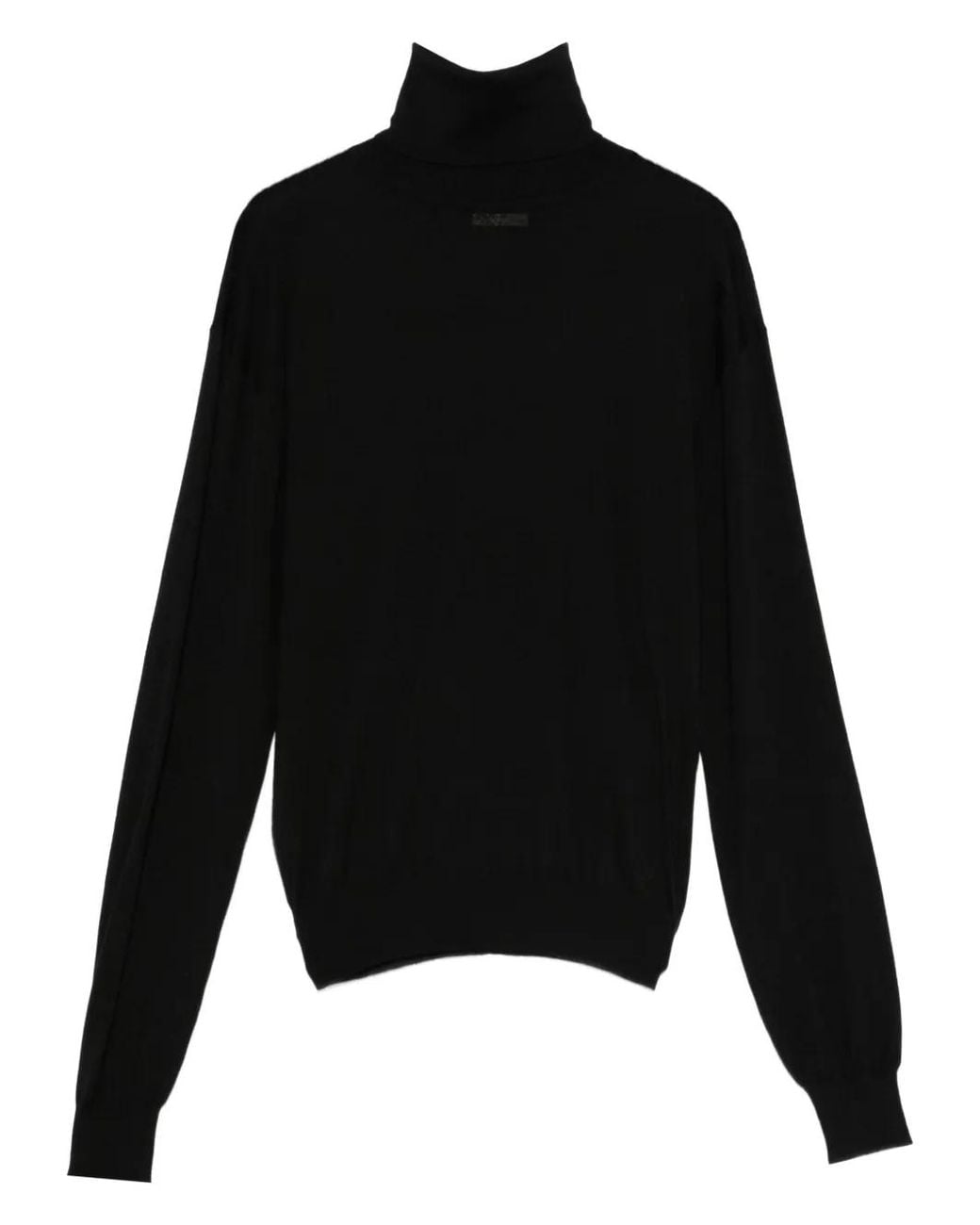 Saint Laurent Black Turtle-Neck Sweater
