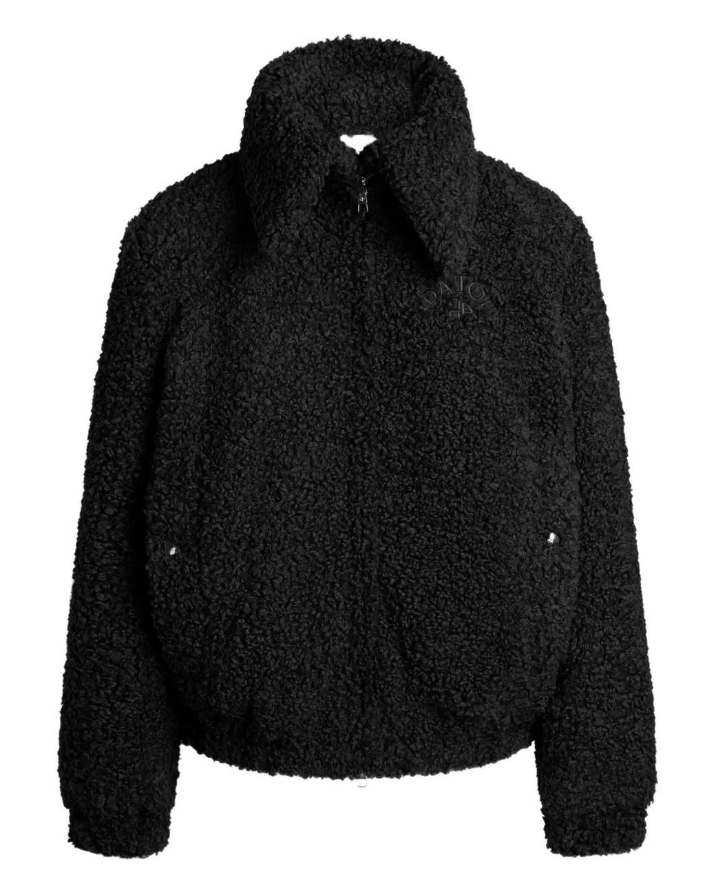 Patou Black High-Neck Bomber Jacket