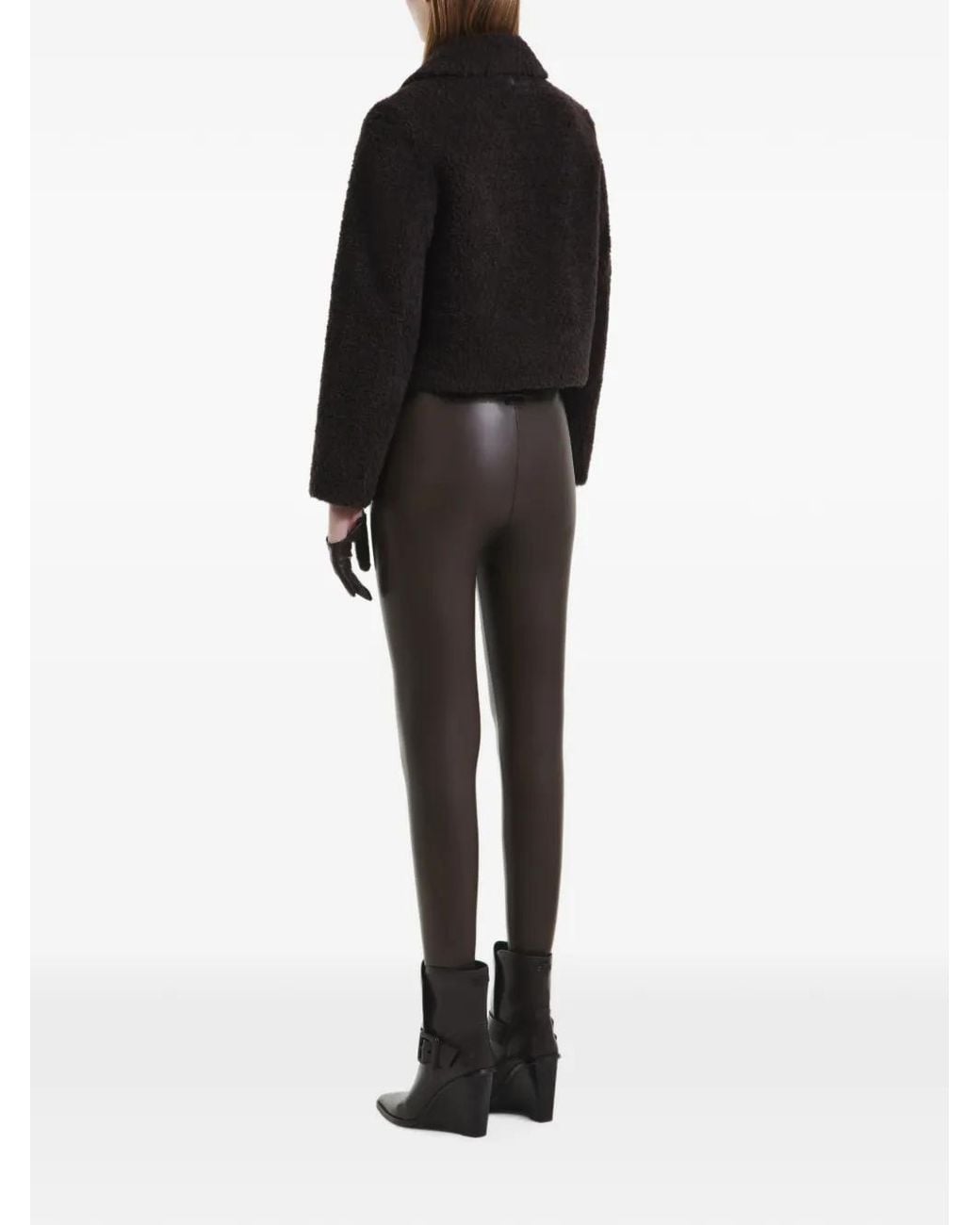 Rudsak Black Blair Cropped Shearling Jacket
