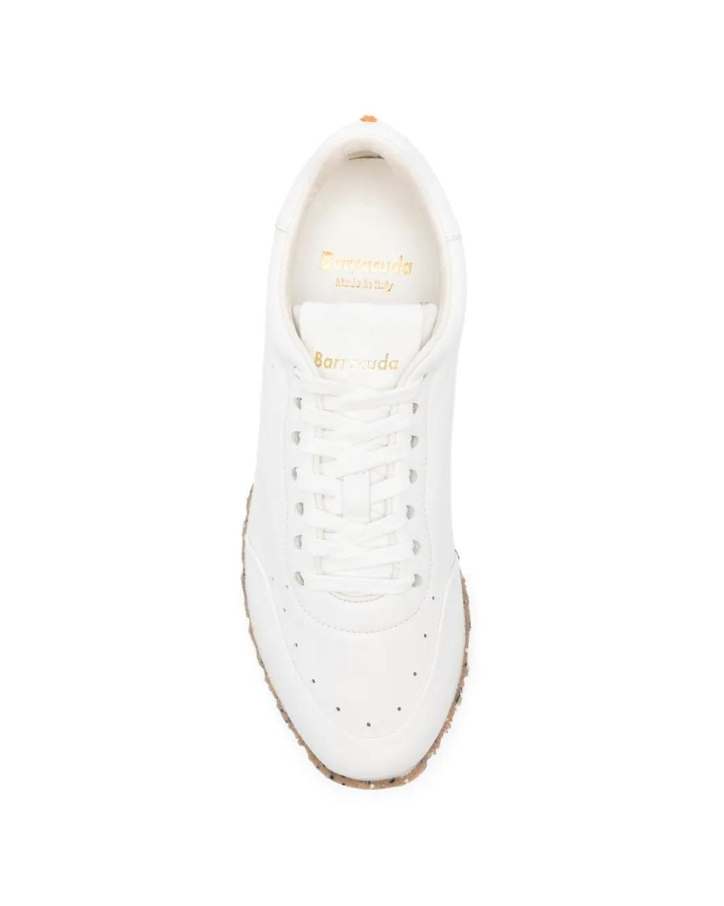 Barracuda White Rocket Perforated Sneakers