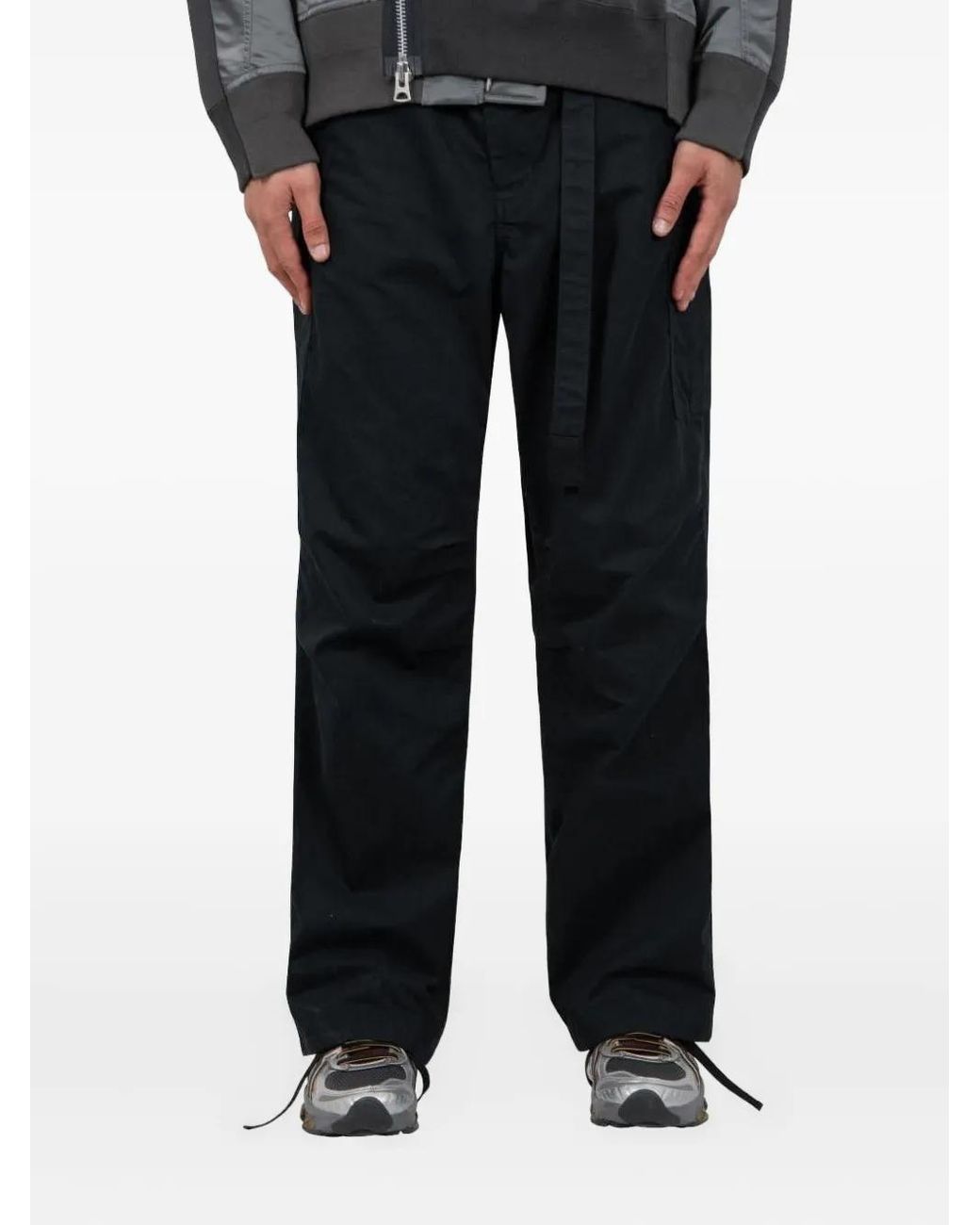 Cargo Ripstop di Sacai in Black da Uomo
