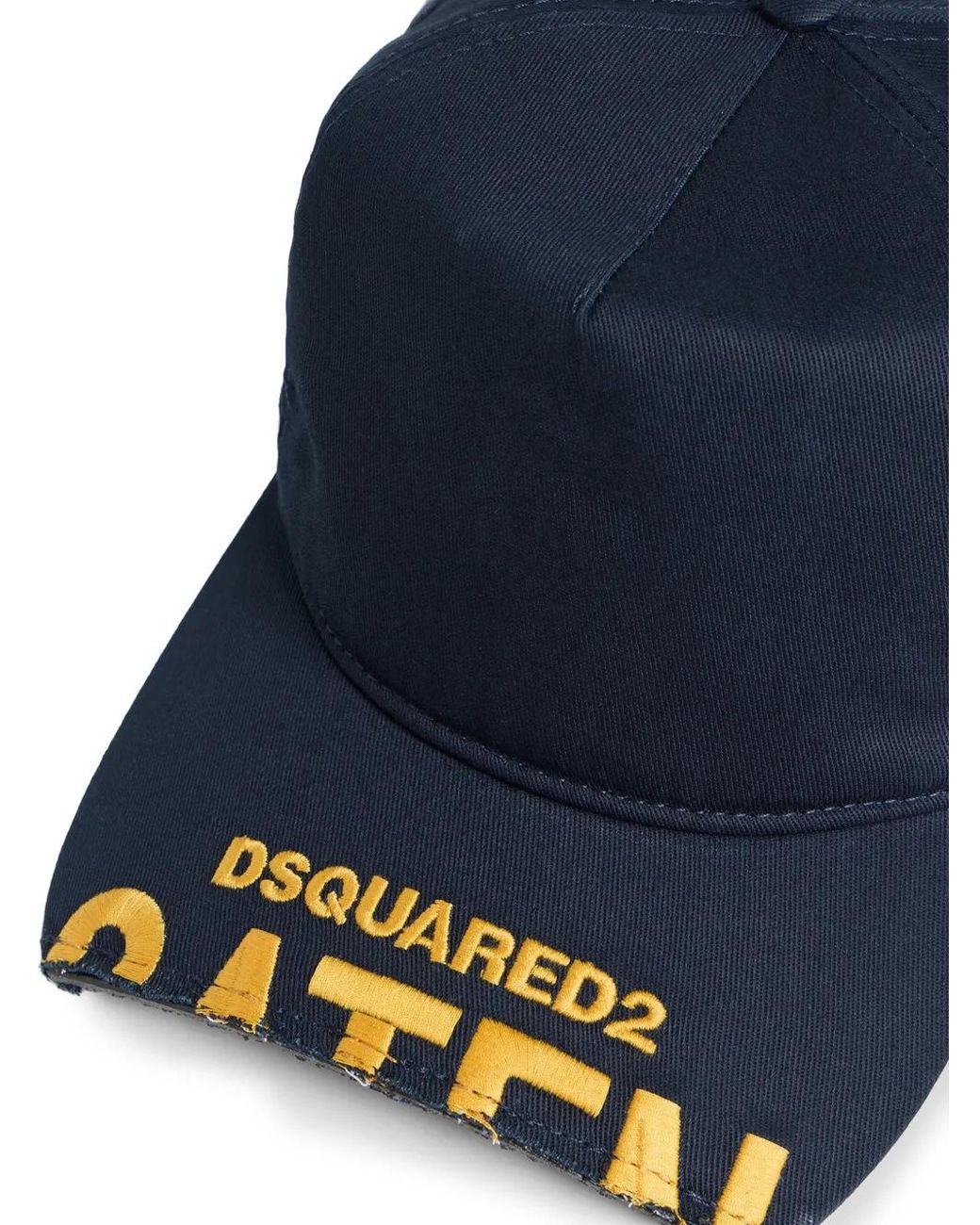DSquared² Blue Logo Baseball Cap for men
