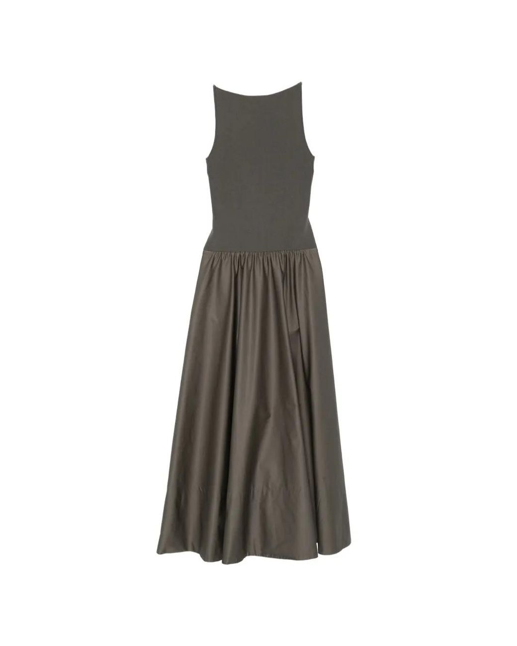 St. Agni Multicolor Robe À Dos-Nu Et Ourlet Arrondi