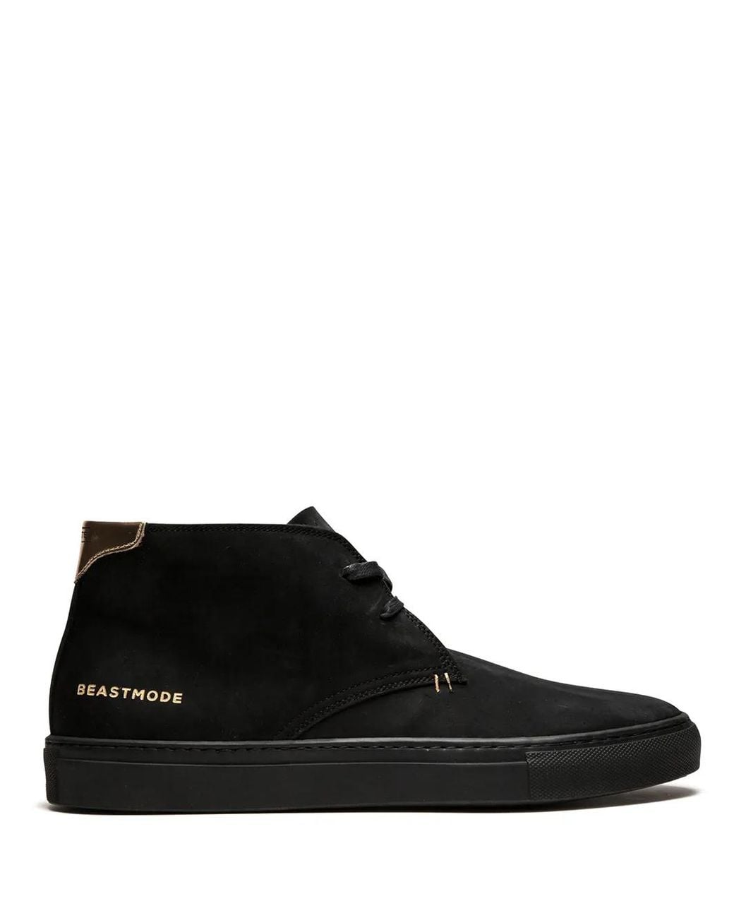 GREATS Black The Royale Chukka X Beastmode High-Top Sneakers for men