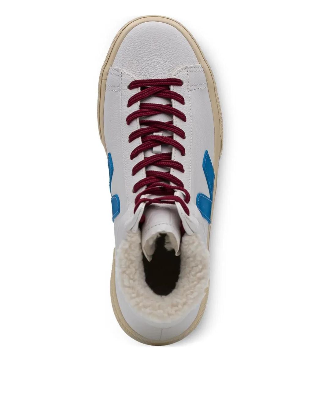 Veja Blue Leather Sneakers