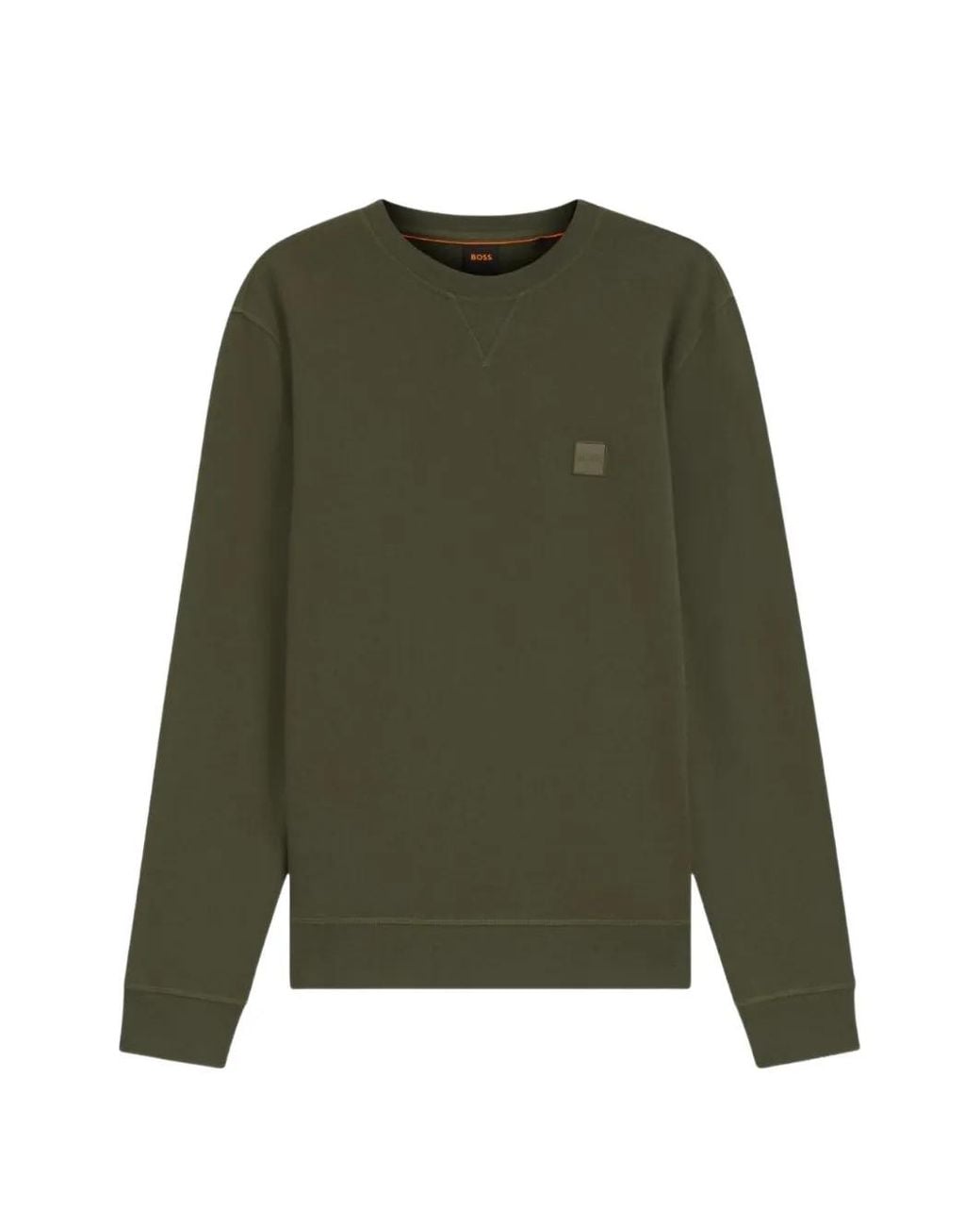 Boss Green Logo-Patch Sweatshirt for men