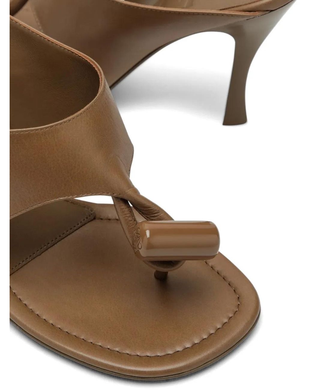 Loewe Brown Toe-Strap Sandals