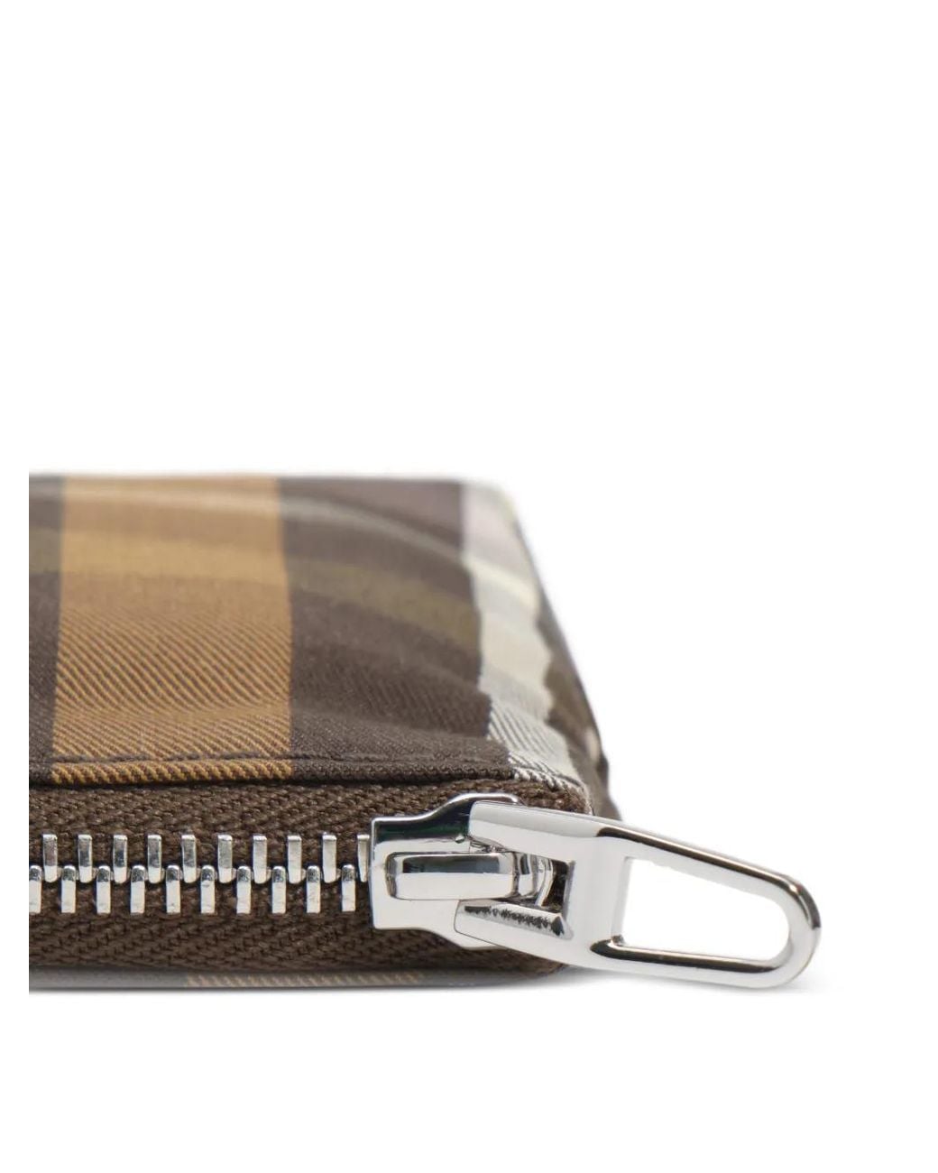 Bimba Y Lola Brown Hunter Tartan Jacquard Coin Purse