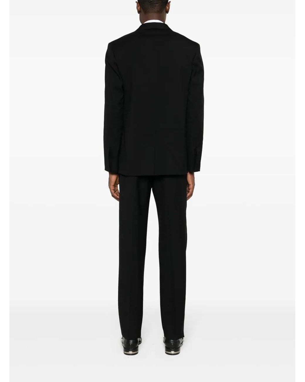 Jil Sander Black Single-Breasted Wool Suit for men
