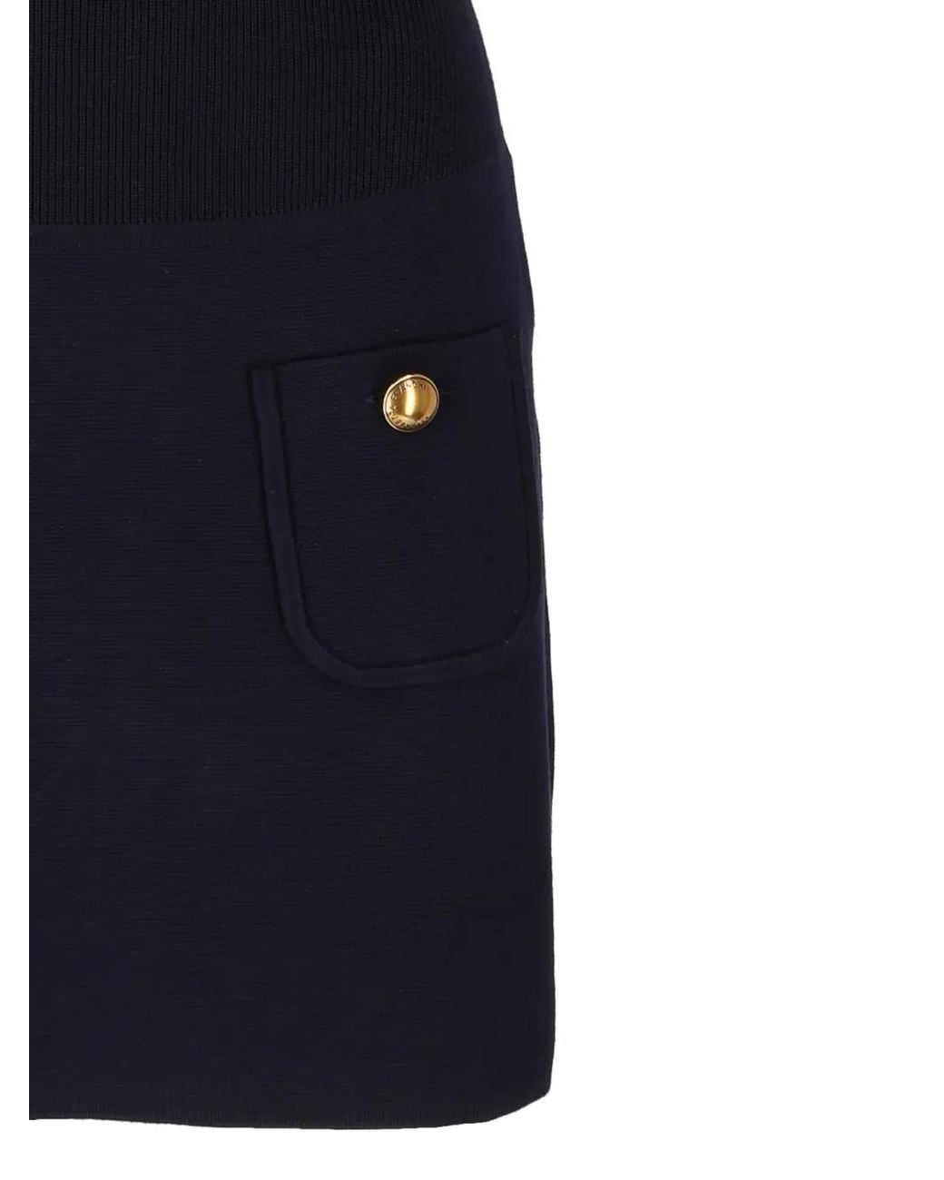 Elisabetta Franchi Black Mini Dress