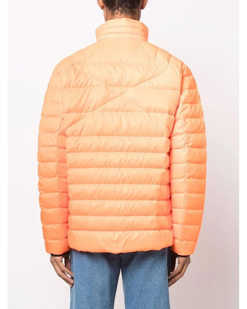 Polo Ralph Lauren Orange Veste Matelassée À Fermeture Zippée for men