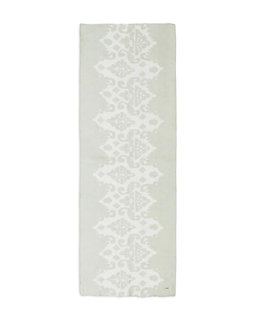 Twinset White Inlaid Lace Stole