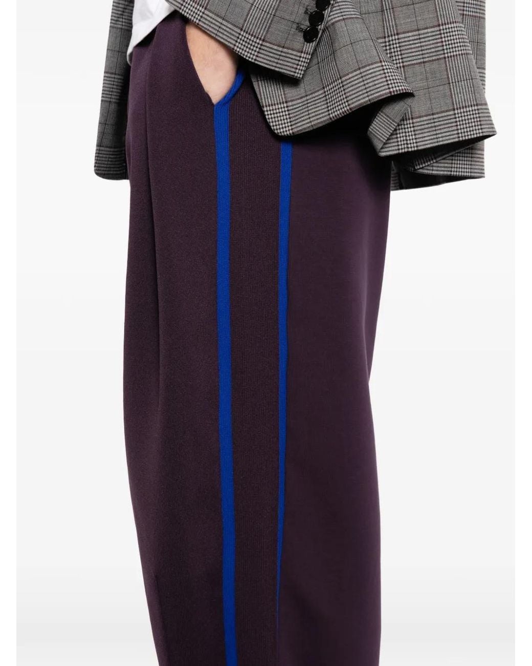 CROQUIS Blue Oversized Stretch Trousers for men