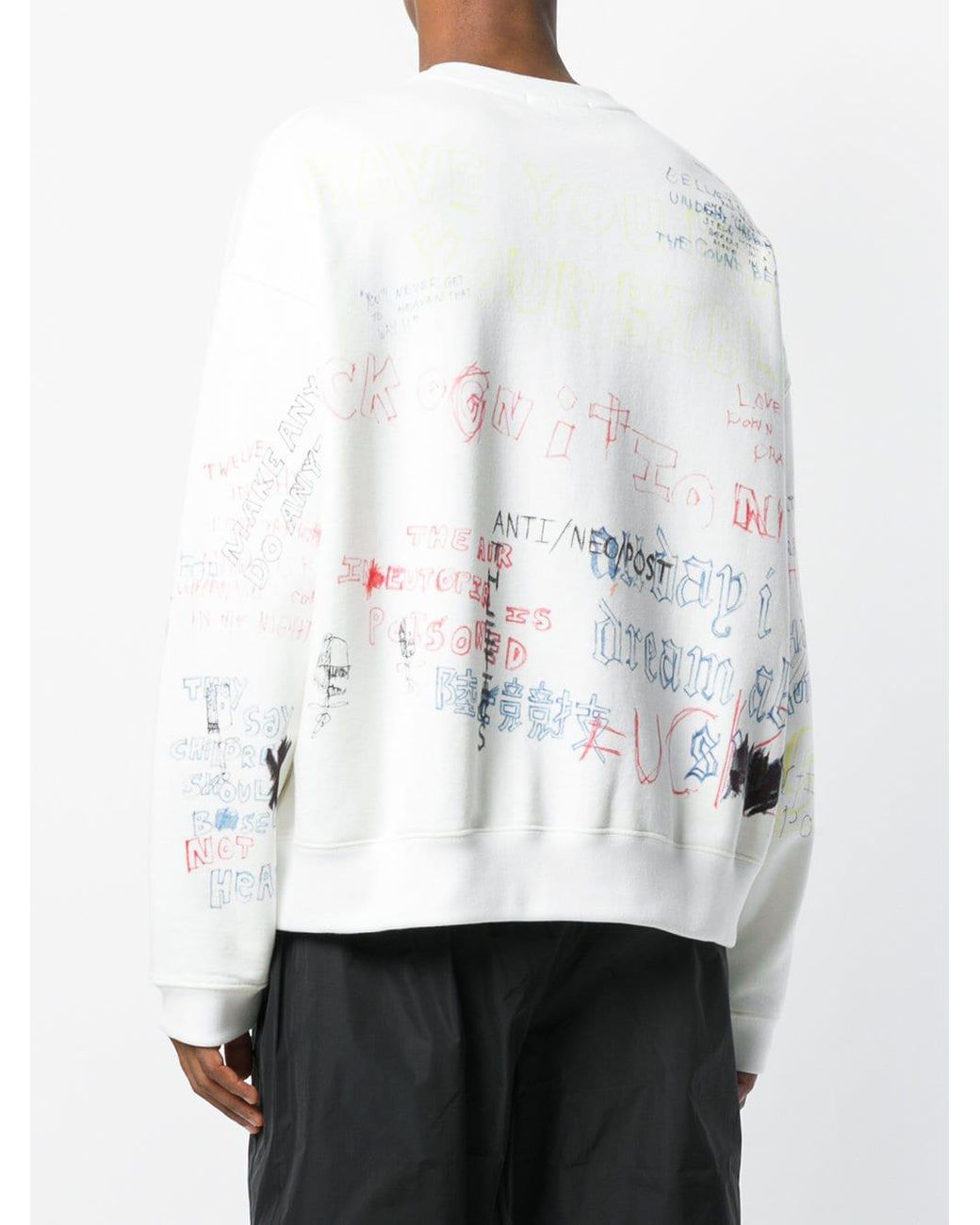 Yeezy 5 Handwriting Crew Sweater in for Men | Lyst