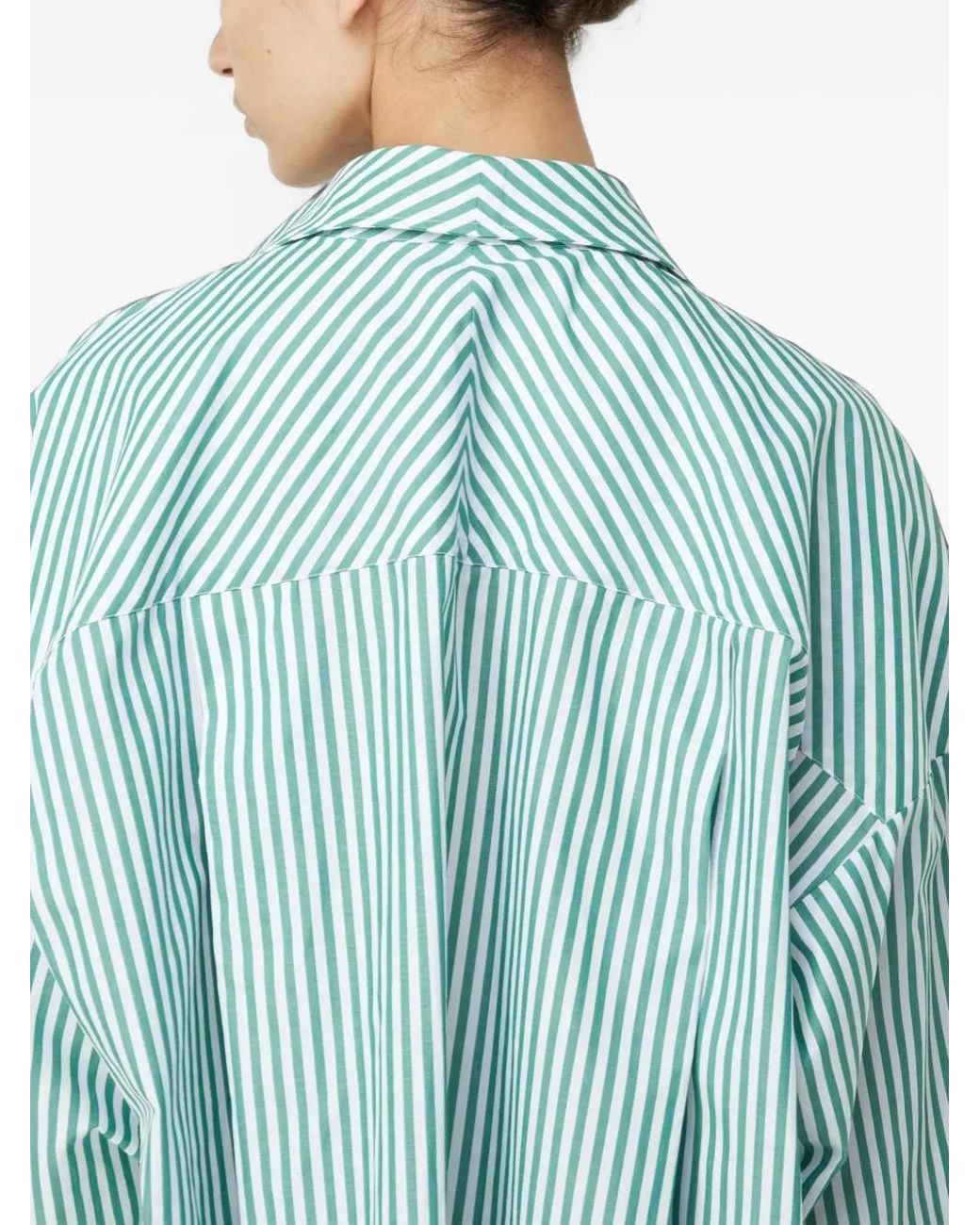 GAUGE81 Blue Cosala Striped Zip-Up Shirt
