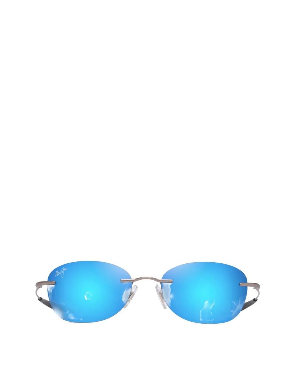 Maui Jim Blue Kanaio Coast Oval-Frame Sunglasses