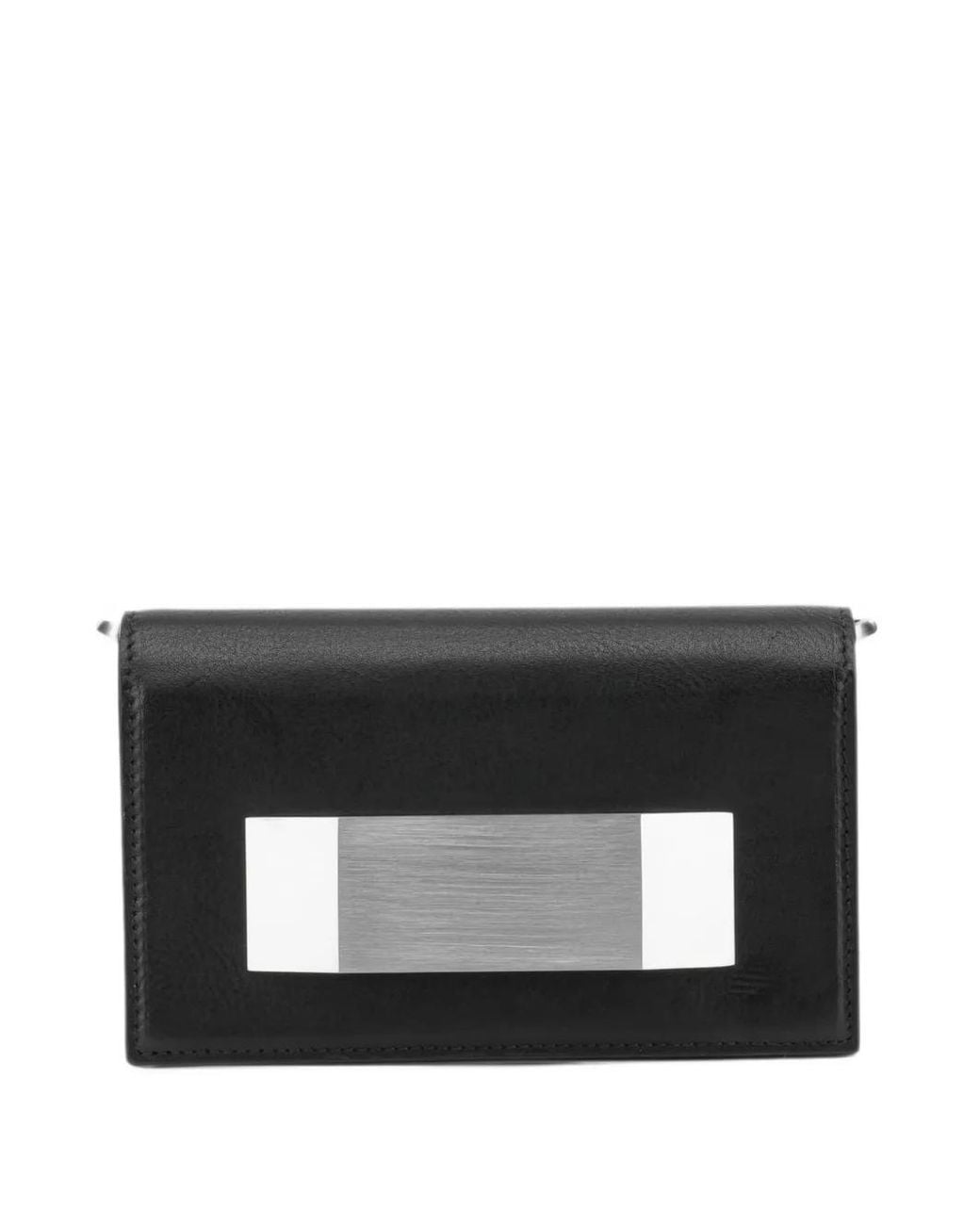 Rick Owens Black Mini Griffin Metal-Plaque Shoulder Bag