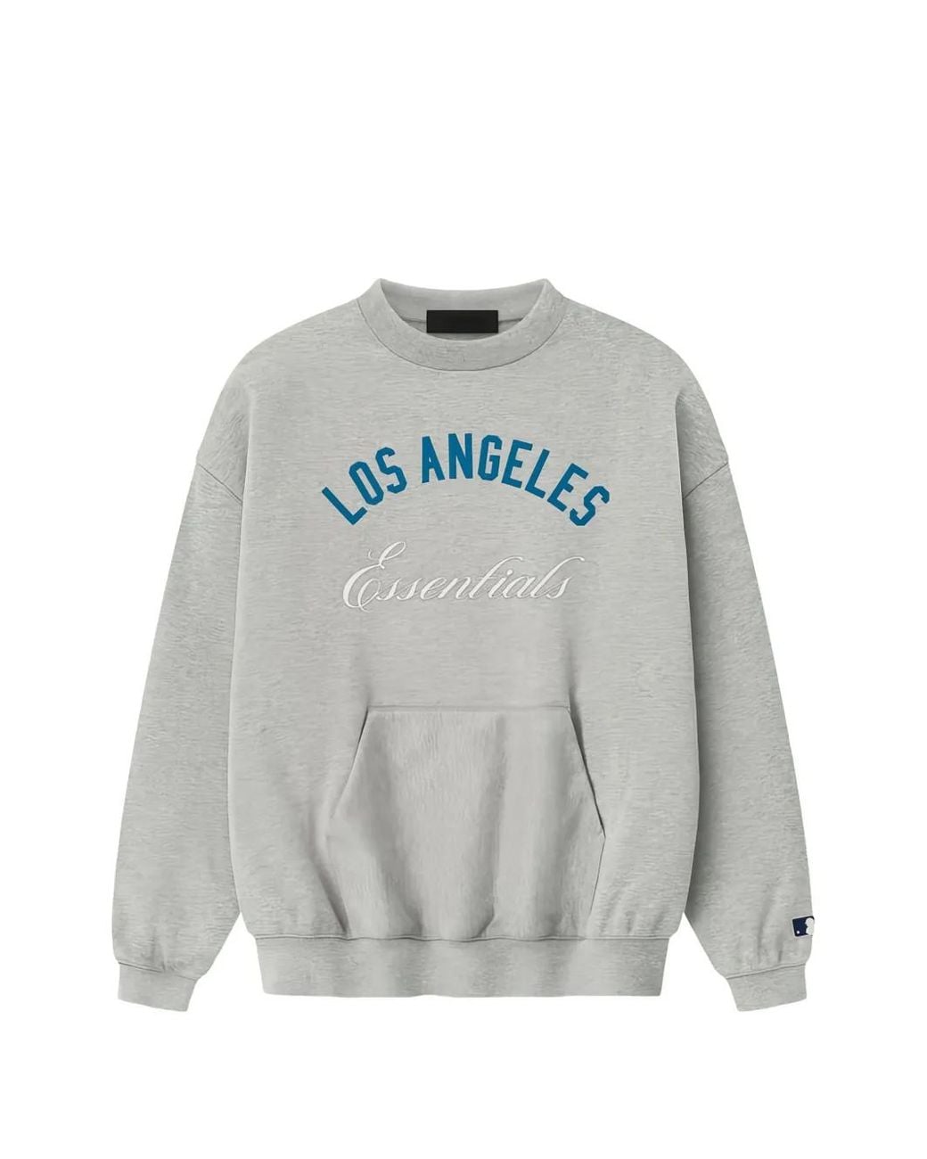 Fear Of God Gray Logo-Print Essentials Sweater for men