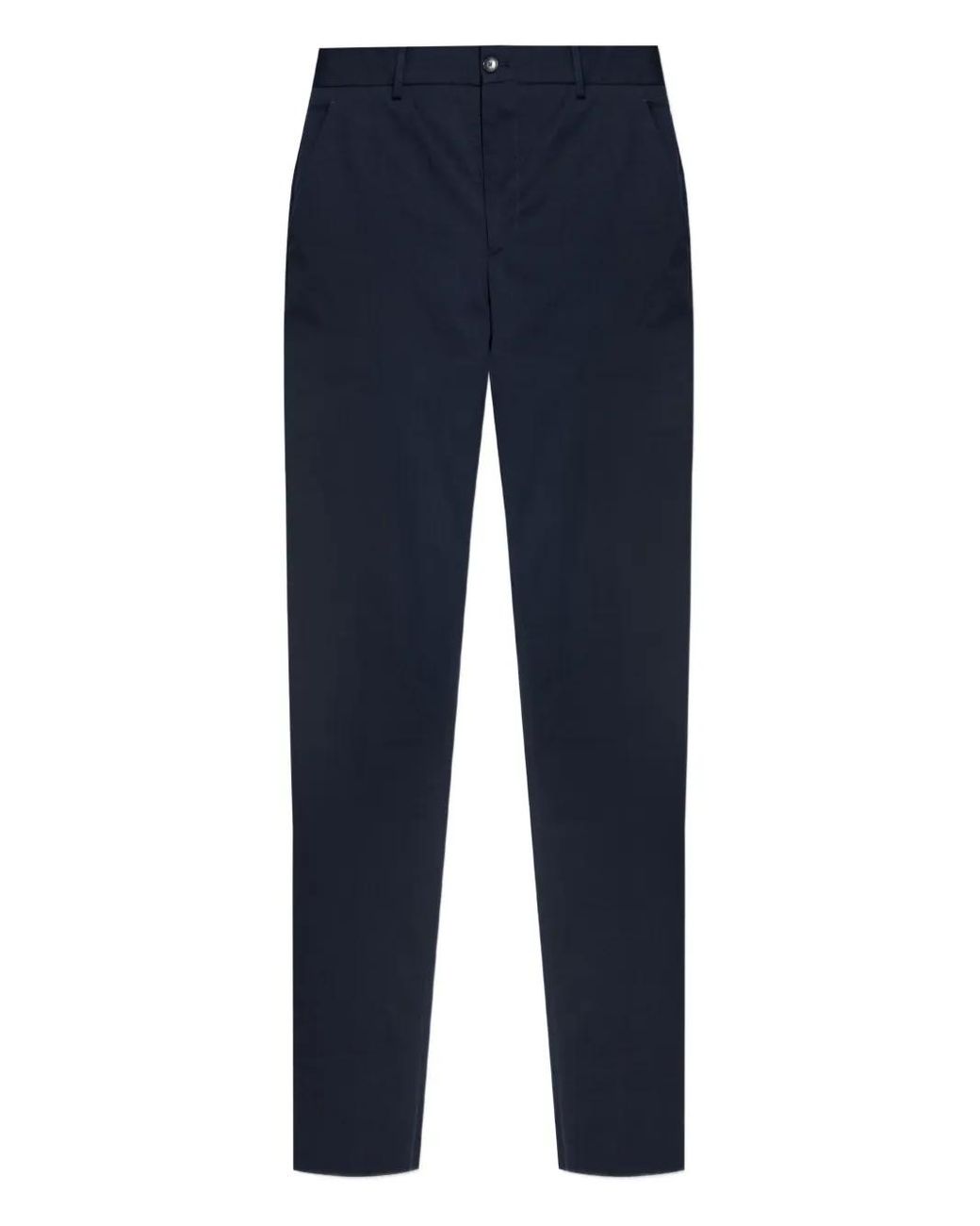 Etro Blue Creased Trousers for men