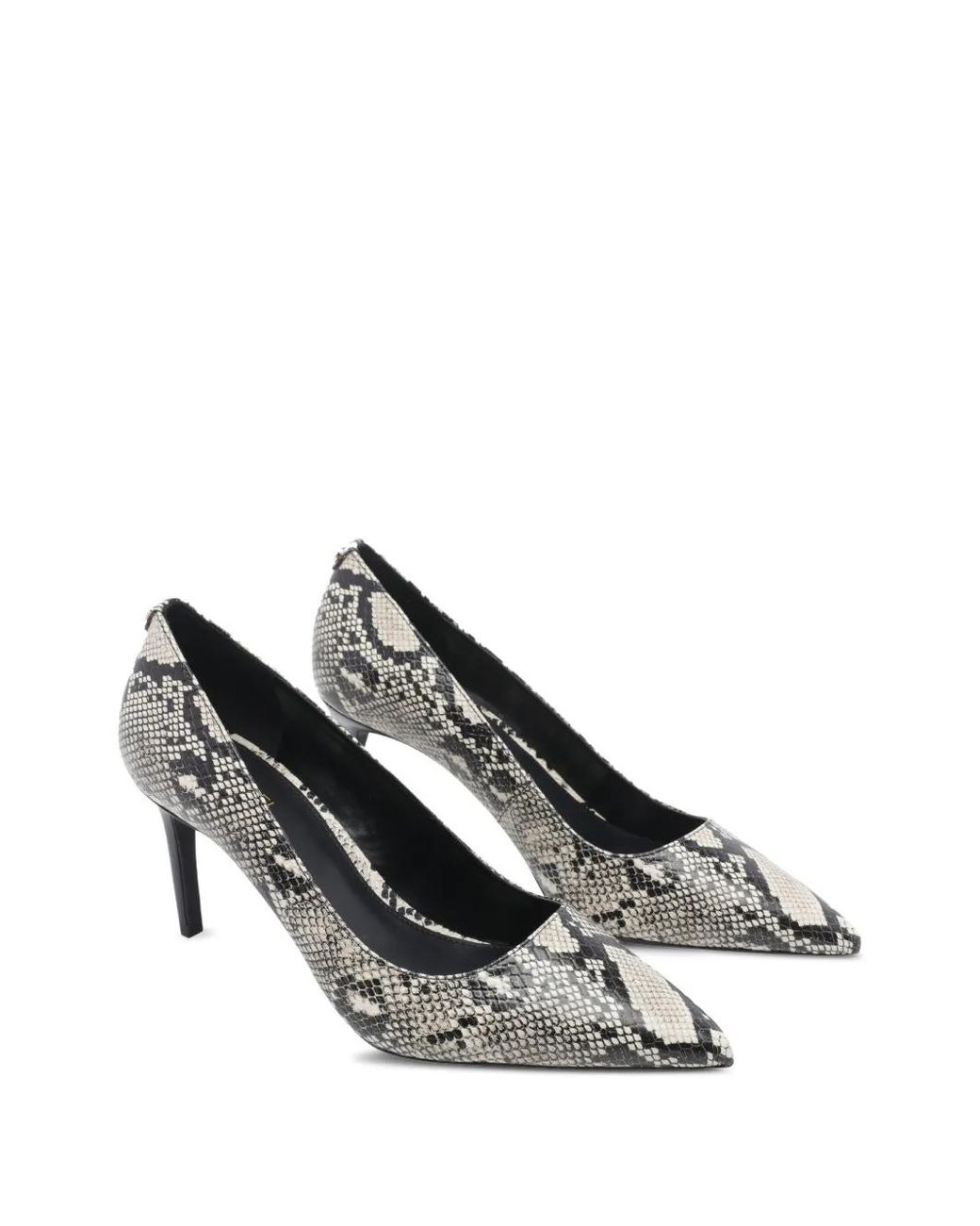MICHAEL Michael Kors White Escarpins Alina Flex À Imprimé Peau De Python