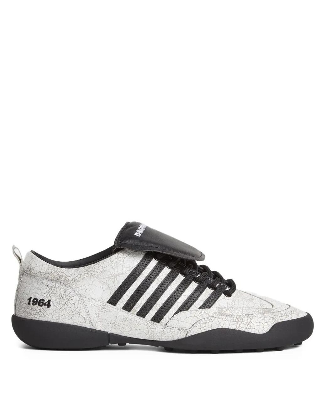 DSquared² Black Logo-Embroidered Sneakers for men