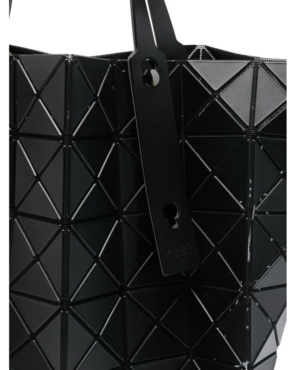 Borsa Tote Lucent Matte di Issey Miyake in Black
