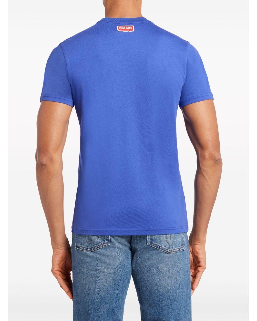 Royal blue kenzo shirt sale