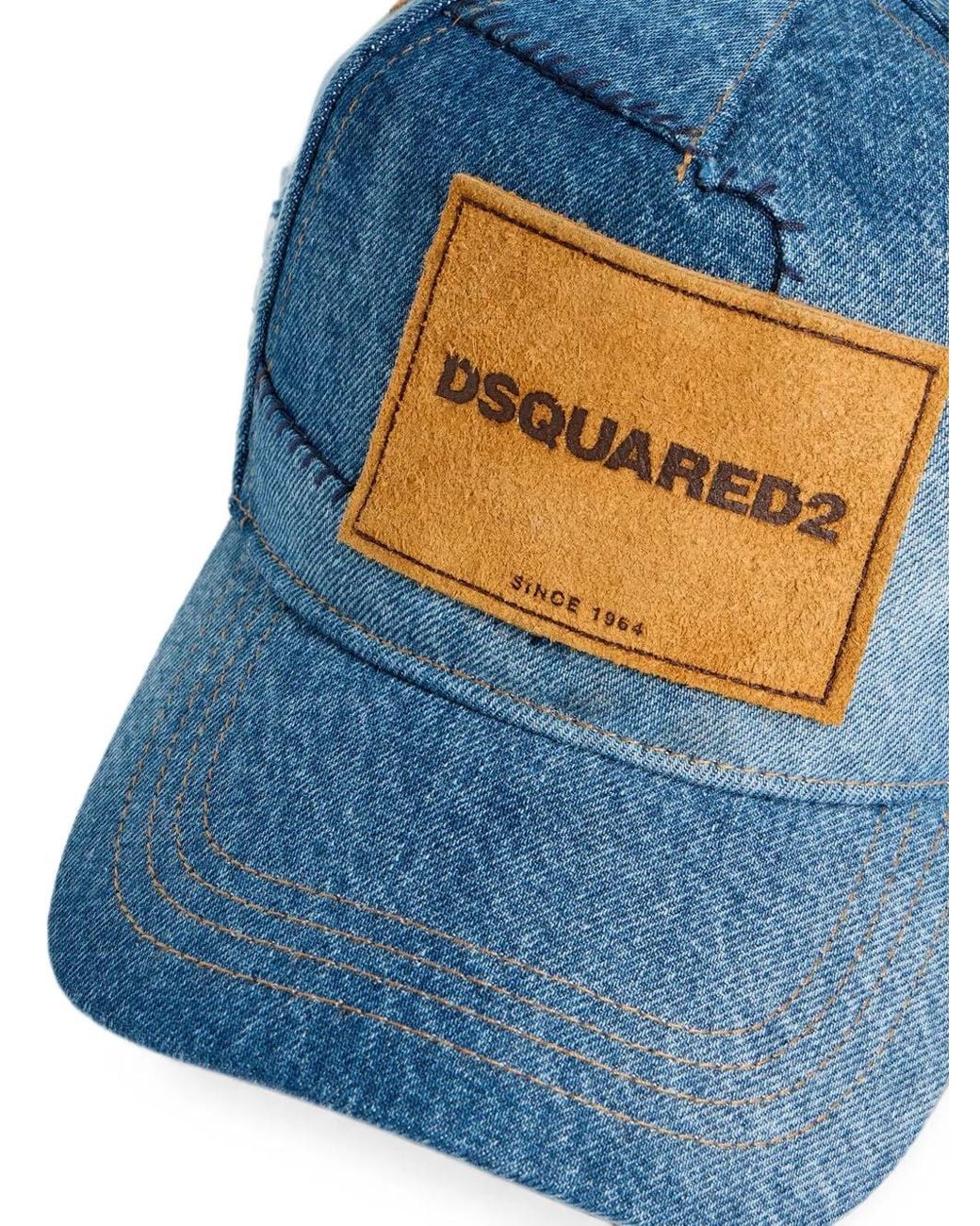 DSquared² Blue Casquette À Logo