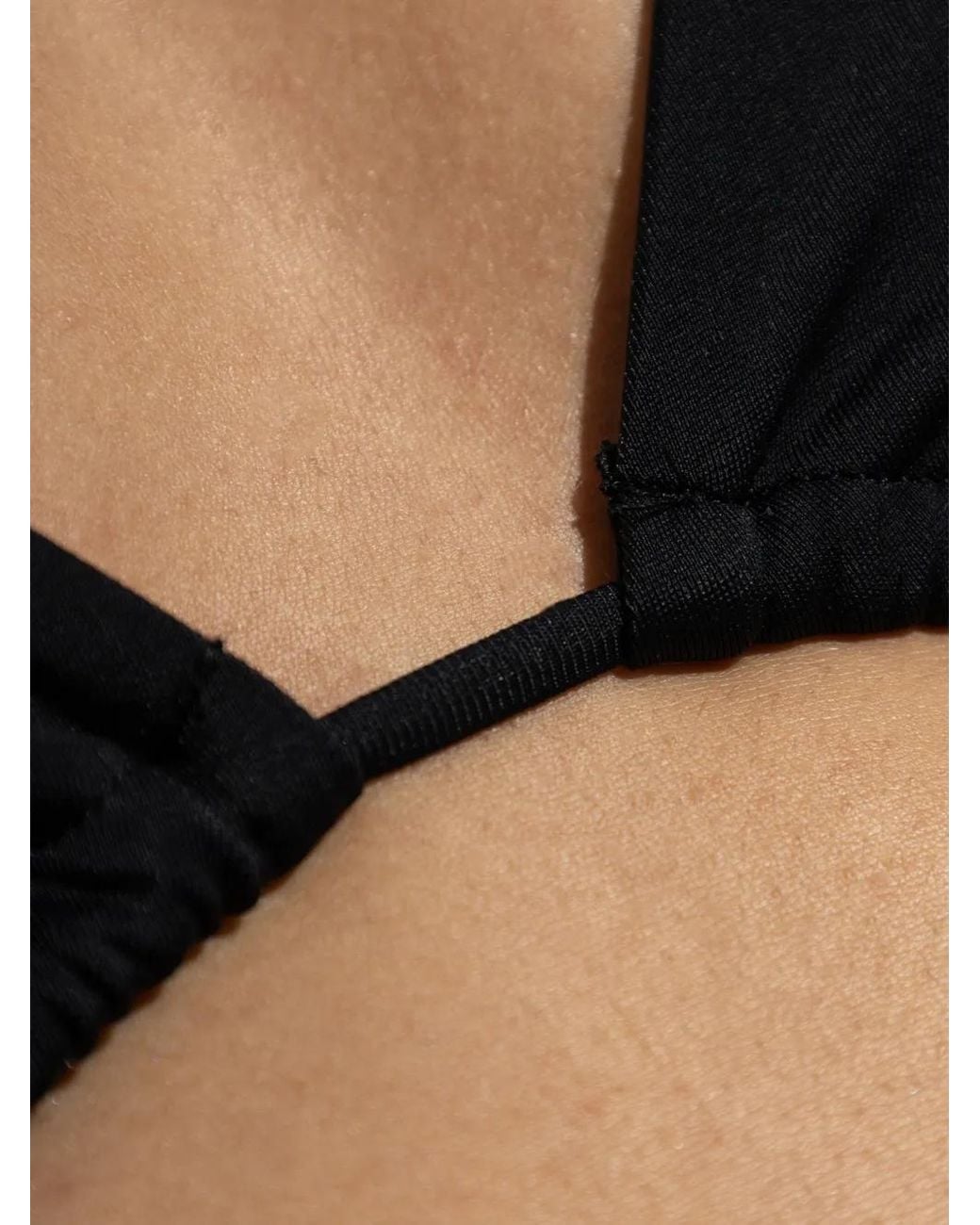 DSquared² Black Triangle Bikini Top