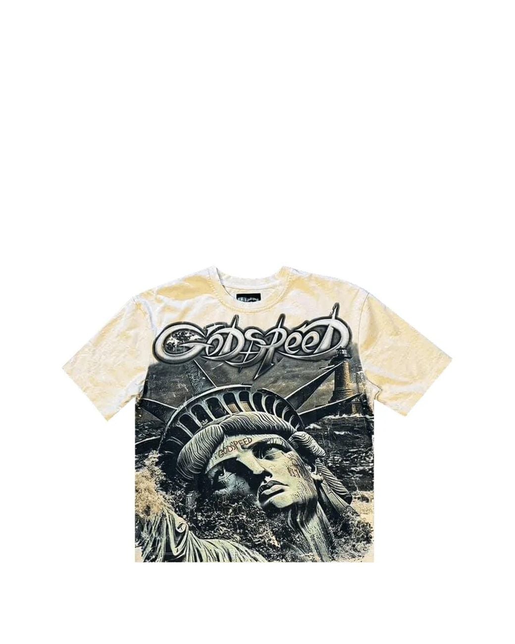 Godspeed White Sunken Liberty Ii T-Shirt for men
